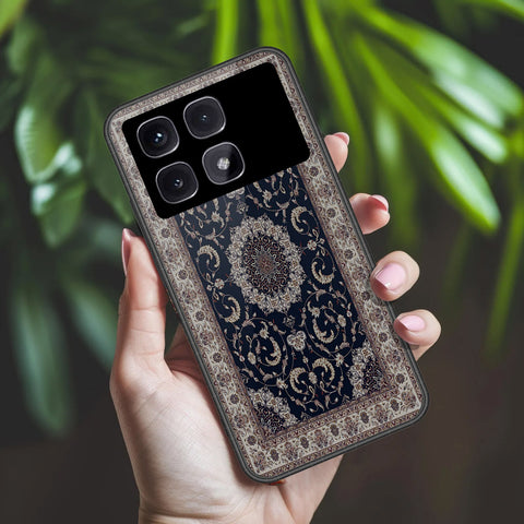 Xiaomi Redmi K70 Ultra Cover - ONation Persian Rugs Series 2 - HQ Ultra Shine Premium Infinity Glass Soft Silicon Borders Case