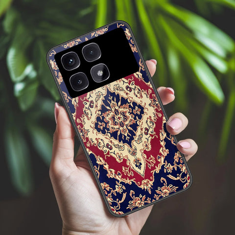 Xiaomi Redmi K70 Ultra Cover - ONation Persian Rugs Series 2 - HQ Ultra Shine Premium Infinity Glass Soft Silicon Borders Case
