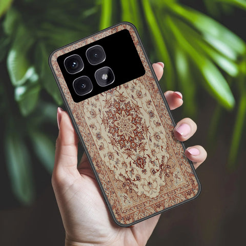 Xiaomi Redmi K70 Ultra Cover - ONation Persian Rugs Series 2 - HQ Ultra Shine Premium Infinity Glass Soft Silicon Borders Case