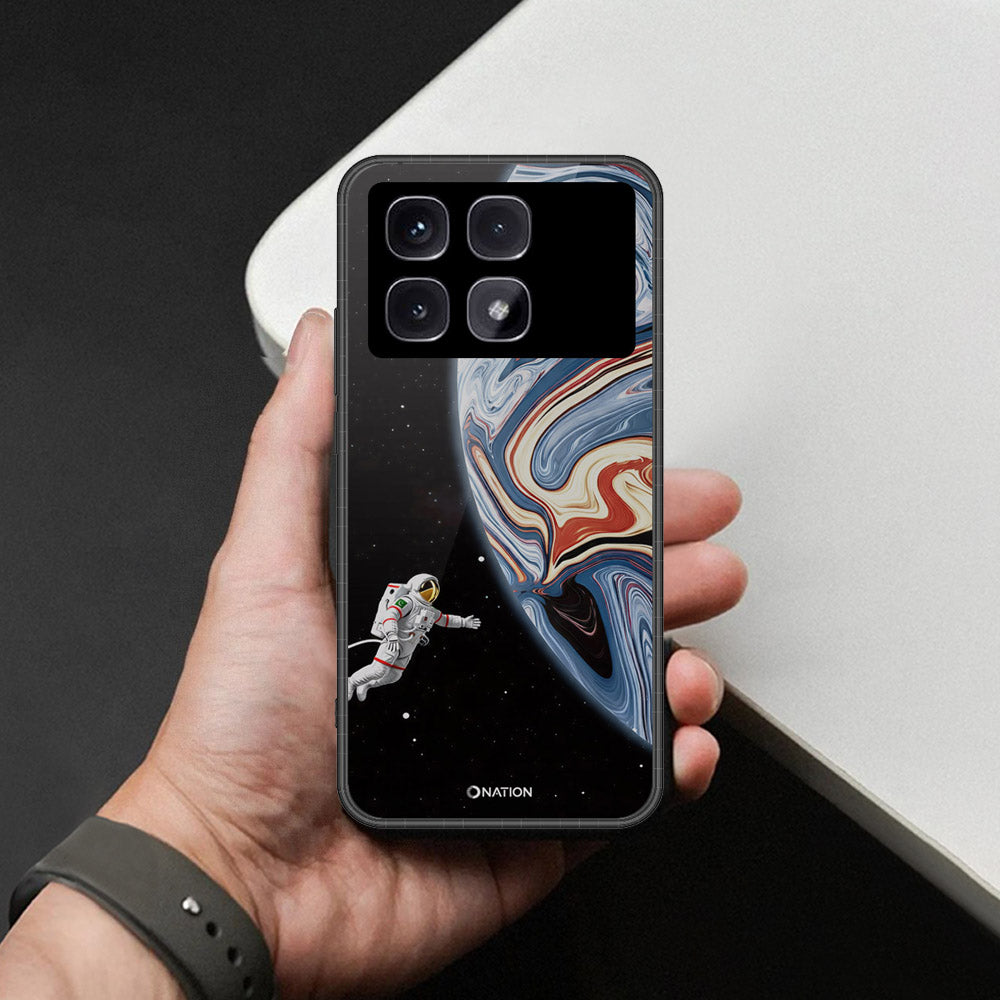 Xiaomi Redmi K70 Ultra Cover - Cosmic Marble Astronaut Design - Hq Premium Shine Durable Shatterproof Case