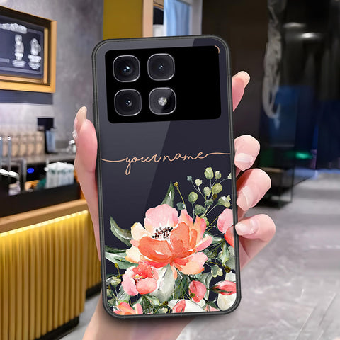 Xiaomi Redmi K70 Ultra Cover - ONation Your Name Series - HQ Ultra Shine Premium Infinity Glass Soft Silicon Borders Case