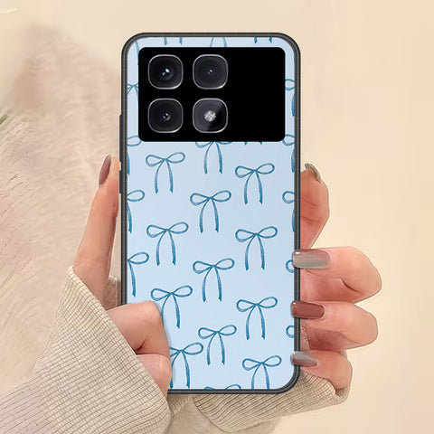 Xiaomi Redmi K70 Ultra Cover - Onation Bow Series - HQ Ultra Shine Premium Infinity Glass Soft Silicon Borders Case