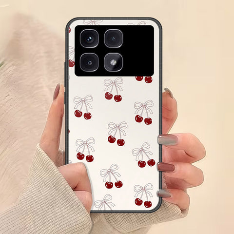 Xiaomi Redmi K70 Ultra Cover - Onation Bow Series - HQ Ultra Shine Premium Infinity Glass Soft Silicon Borders Case