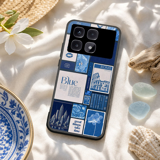 Xiaomi Redmi K70 Ultra Cover - ONation Aesthetic Collage Series - HQ Ultra Shine Premium Infinity Glass Soft Silicon Borders Case