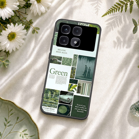 Xiaomi Redmi K70 Ultra Cover - ONation Aesthetic Collage Series - HQ Ultra Shine Premium Infinity Glass Soft Silicon Borders Case