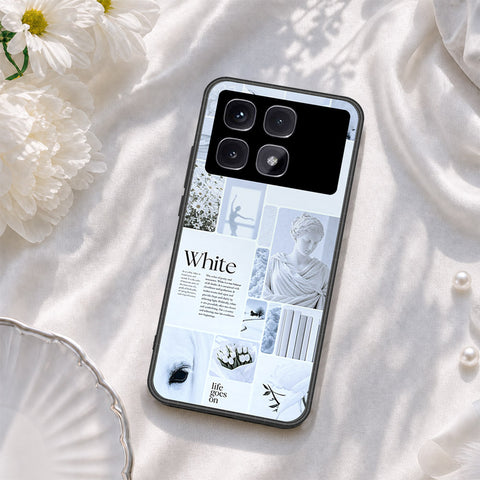 Xiaomi Redmi K70 Ultra Cover - ONation Aesthetic Collage Series - HQ Ultra Shine Premium Infinity Glass Soft Silicon Borders Case