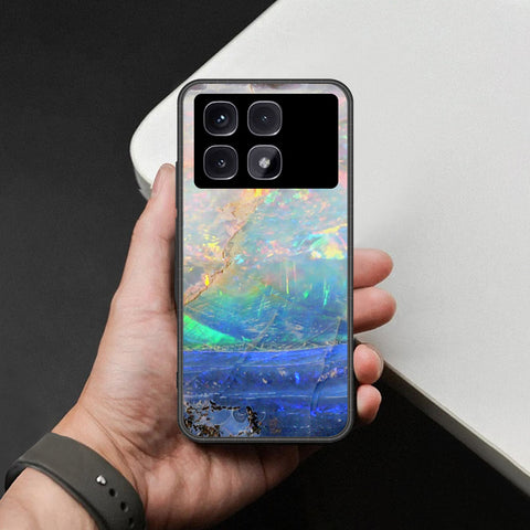 Xiaomi Redmi K70 Ultra Cover - Colorful Marble Series - HQ Ultra Shine Premium Infinity Glass Soft Silicon Borders Case