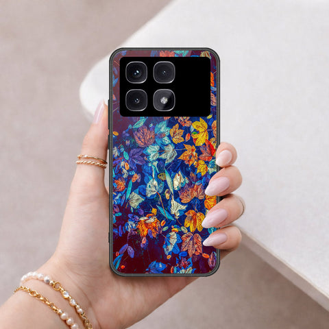 Xiaomi Redmi K70 Ultra Cover - Floral Series 2 - HQ Ultra Shine Premium Infinity Glass Soft Silicon Borders Case