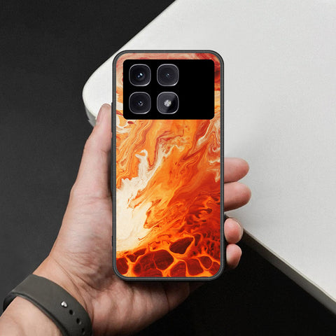 Xiaomi Redmi K70 Ultra Cover - Mystic Marble Series - HQ Ultra Shine Premium Infinity Glass Soft Silicon Borders Case
