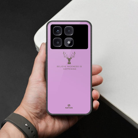 Xiaomi Redmi K70 Ultra Cover - Nice Series - HQ Ultra Shine Premium Infinity Glass Soft Silicon Borders Case
