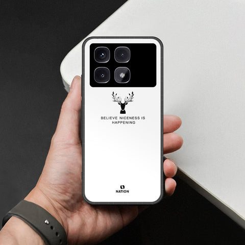 Xiaomi Redmi K70 Ultra Cover - Nice Series - HQ Ultra Shine Premium Infinity Glass Soft Silicon Borders Case