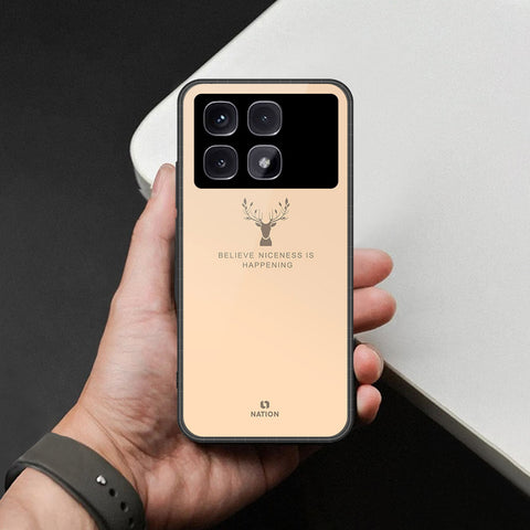 Xiaomi Redmi K70 Ultra Cover - Nice Series - HQ Ultra Shine Premium Infinity Glass Soft Silicon Borders Case