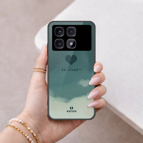 Xiaomi Redmi K70 Ultra Cover - Onation Heart Series - HQ Ultra Shine Premium Infinity Glass Soft Silicon Borders Case