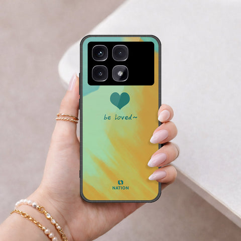Xiaomi Redmi K70 Ultra Cover - Onation Heart Series - HQ Ultra Shine Premium Infinity Glass Soft Silicon Borders Case