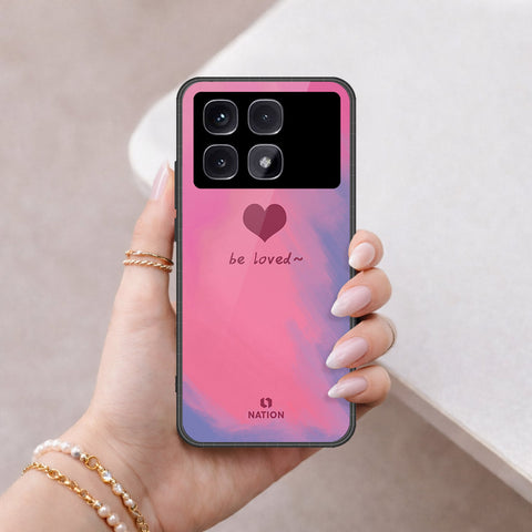 Xiaomi Redmi K70 Ultra Cover - Onation Heart Series - HQ Ultra Shine Premium Infinity Glass Soft Silicon Borders Case