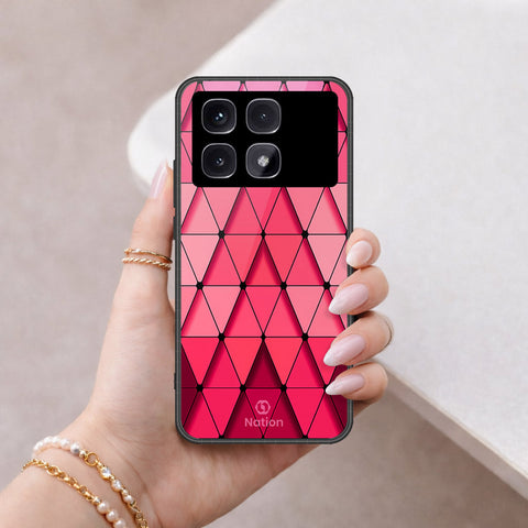 Xiaomi Redmi K70 Ultra Cover - Onation Pyramid Series - HQ Ultra Shine Premium Infinity Glass Soft Silicon Borders Case