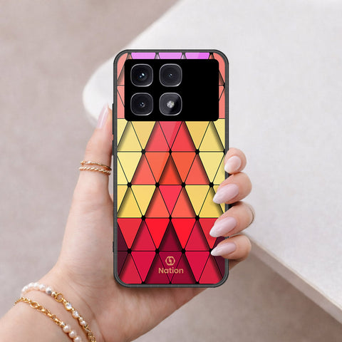 Xiaomi Redmi K70 Ultra Cover - Onation Pyramid Series - HQ Ultra Shine Premium Infinity Glass Soft Silicon Borders Case