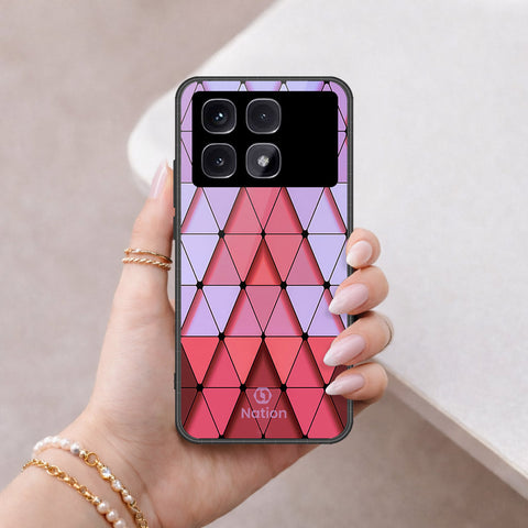 Xiaomi Redmi K70 Ultra Cover - Onation Pyramid Series - HQ Ultra Shine Premium Infinity Glass Soft Silicon Borders Case