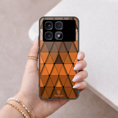 Xiaomi Redmi K70 Ultra Cover - Onation Pyramid Series - HQ Ultra Shine Premium Infinity Glass Soft Silicon Borders Case