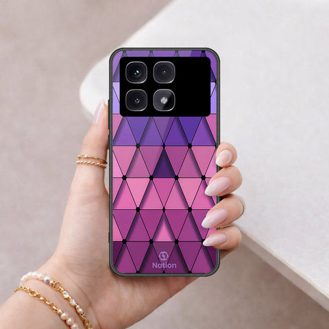 Xiaomi Redmi K70 Ultra Cover - Onation Pyramid Series - HQ Ultra Shine Premium Infinity Glass Soft Silicon Borders Case