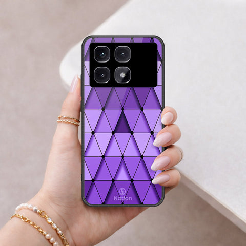 Xiaomi Redmi K70 Ultra Cover - Onation Pyramid Series - HQ Ultra Shine Premium Infinity Glass Soft Silicon Borders Case