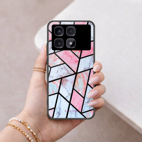 Xiaomi Redmi K70 Ultra Cover - O'Nation Shades of Marble Series - HQ Ultra Shine Premium Infinity Glass Soft Silicon Borders Case