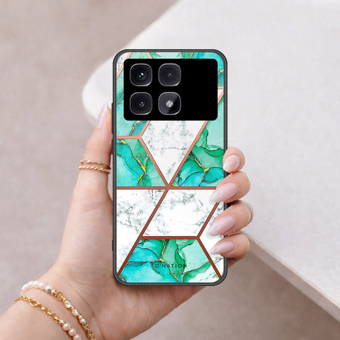Xiaomi Redmi K70 Ultra Cover - O'Nation Shades of Marble Series - HQ Ultra Shine Premium Infinity Glass Soft Silicon Borders Case