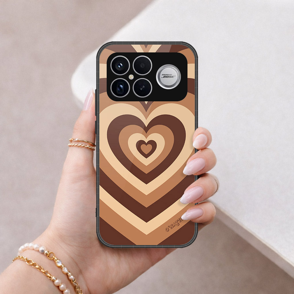 Xiaomi Redmi K90 Pro Max Cover - O'Nation Heartbeat Series - HQ Ultra Shine Premium Infinity Glass Soft Silicon Borders Case