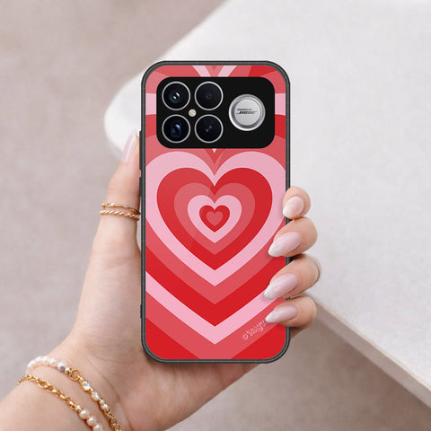 Xiaomi Redmi K90 Pro Max Cover - O'Nation Heartbeat Series - HQ Ultra Shine Premium Infinity Glass Soft Silicon Borders Case