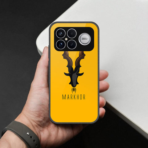 Xiaomi Poco F8 Ultra Cover - Markhor Series - HQ Ultra Shine Premium Infinity Glass Soft Silicon Borders Case