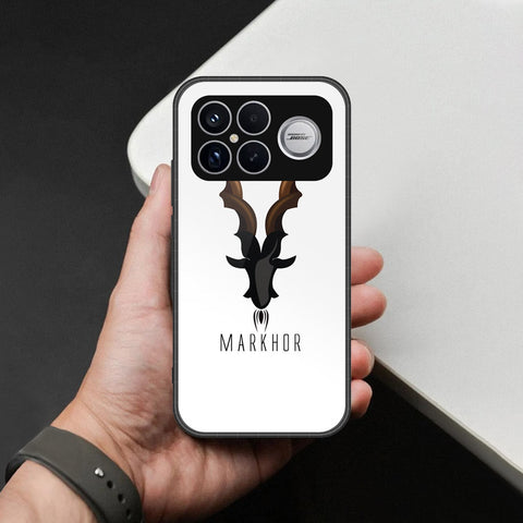 Xiaomi Poco F8 Ultra Cover - Markhor Series - HQ Ultra Shine Premium Infinity Glass Soft Silicon Borders Case