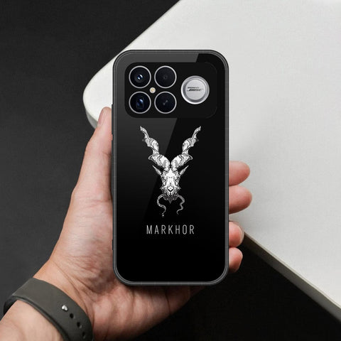 Xiaomi Poco F8 Ultra Cover - Markhor Series - HQ Ultra Shine Premium Infinity Glass Soft Silicon Borders Case