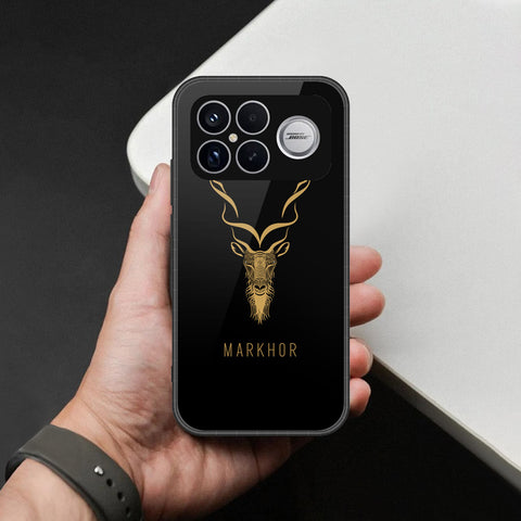 Xiaomi Poco F8 Ultra Cover - Markhor Series - HQ Ultra Shine Premium Infinity Glass Soft Silicon Borders Case