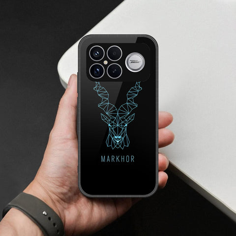 Xiaomi Poco F8 Ultra Cover - Markhor Series - HQ Ultra Shine Premium Infinity Glass Soft Silicon Borders Case