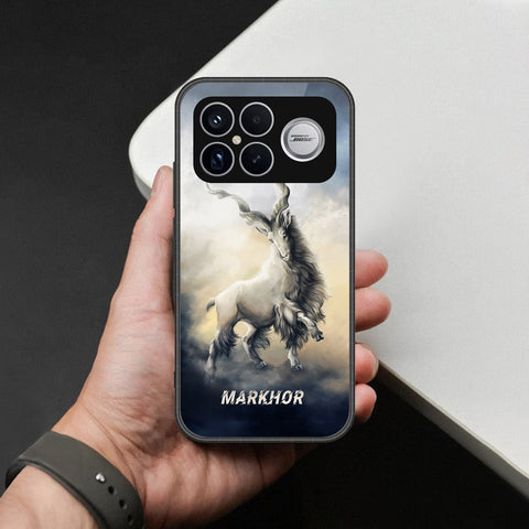 Xiaomi Poco F8 Ultra Cover - Markhor Series - HQ Ultra Shine Premium Infinity Glass Soft Silicon Borders Case