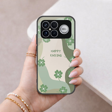 Xiaomi Redmi K90 Pro Max Cover - Happy Series - HQ Ultra Shine Premium Infinity Glass Soft Silicon Borders Case