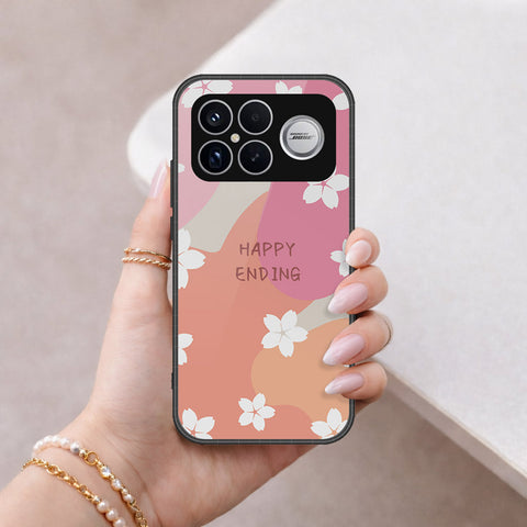 Xiaomi Redmi K90 Pro Max Cover - Happy Series - HQ Ultra Shine Premium Infinity Glass Soft Silicon Borders Case