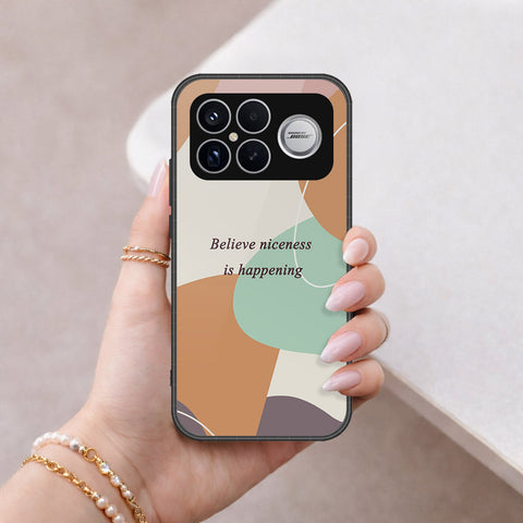 Xiaomi Redmi K90 Pro Max Cover - Happy Series - HQ Ultra Shine Premium Infinity Glass Soft Silicon Borders Case