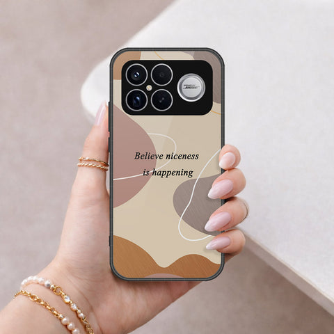 Xiaomi Redmi K90 Pro Max Cover - Happy Series - HQ Ultra Shine Premium Infinity Glass Soft Silicon Borders Case