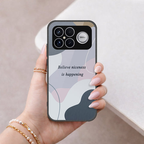Xiaomi Redmi K90 Pro Max Cover - Happy Series - HQ Ultra Shine Premium Infinity Glass Soft Silicon Borders Case
