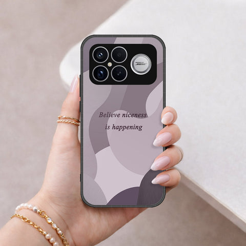 Xiaomi Redmi K90 Pro Max Cover - Happy Series - HQ Ultra Shine Premium Infinity Glass Soft Silicon Borders Case