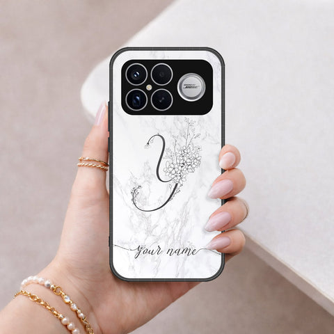 Xiaomi Redmi K90 Pro Max Cover - Personalized Alphabet Series - HQ Ultra Shine Premium Infinity Glass Soft Silicon Borders Case
