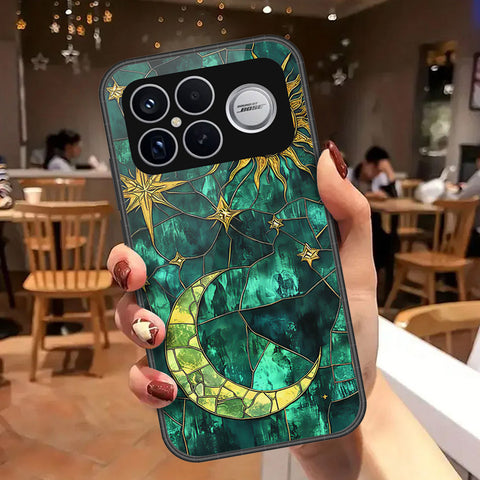 Xiaomi Poco F8 Ultra Cover - Celestial Starry Universe Series - HQ Ultra Shine Premium Infinity Glass Soft Silicon Borders Case