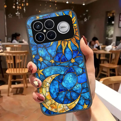 Xiaomi Poco F8 Ultra Cover - Celestial Starry Universe Series - HQ Ultra Shine Premium Infinity Glass Soft Silicon Borders Case