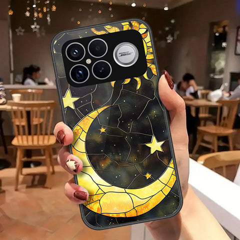 Xiaomi Poco F8 Ultra Cover - Celestial Starry Universe Series - HQ Ultra Shine Premium Infinity Glass Soft Silicon Borders Case