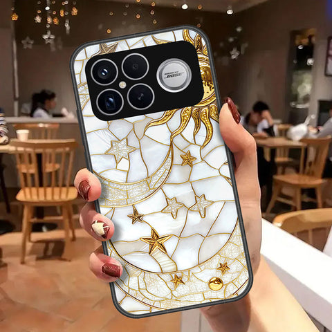 Xiaomi Poco F8 Ultra Cover - Celestial Starry Universe Series - HQ Ultra Shine Premium Infinity Glass Soft Silicon Borders Case