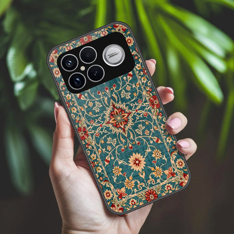Xiaomi Poco F8 Ultra Cover - ONation Persian Rugs Series 2 - HQ Ultra Shine Premium Infinity Glass Soft Silicon Borders Case