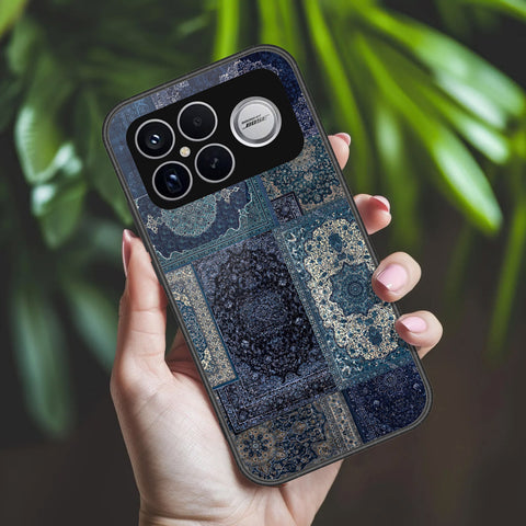 Xiaomi Poco F8 Ultra Cover - ONation Persian Rugs Series 2 - HQ Ultra Shine Premium Infinity Glass Soft Silicon Borders Case