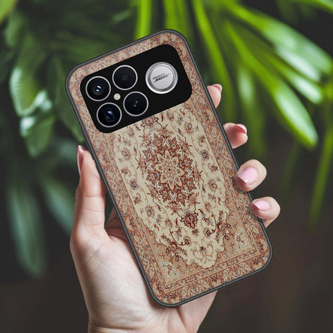 Xiaomi Poco F8 Ultra Cover - ONation Persian Rugs Series 2 - HQ Ultra Shine Premium Infinity Glass Soft Silicon Borders Case