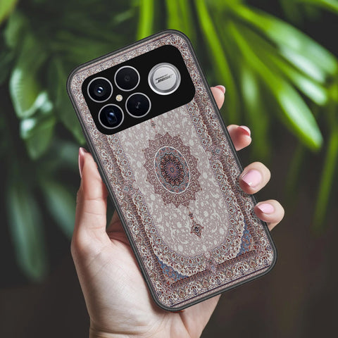 Xiaomi Poco F8 Ultra Cover - ONation Persian Rugs Series 2 - HQ Ultra Shine Premium Infinity Glass Soft Silicon Borders Case